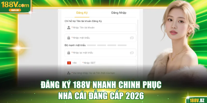 Đăng ký 188V nhanh chinh phục nhà cái đẳng cấp 2026