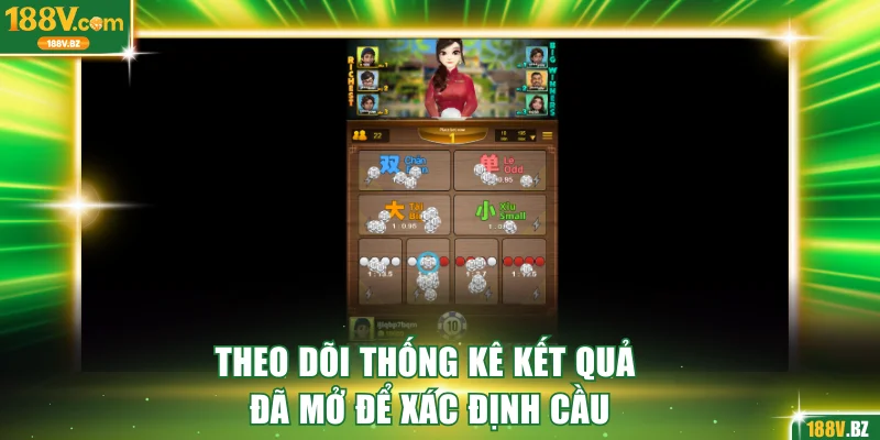 Theo dõi thống kê kết quả đã mở để xác định cầu